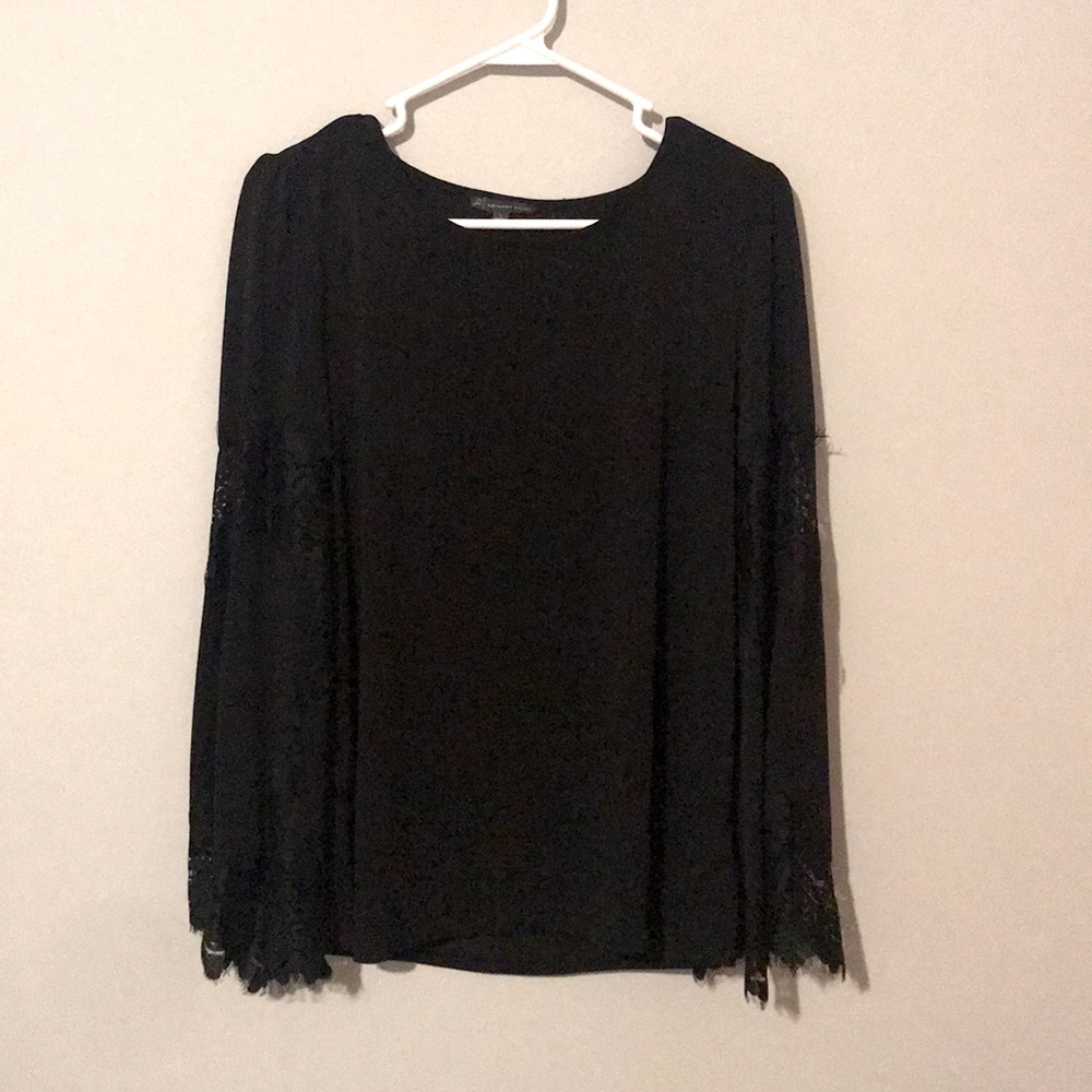 Black long sleeve blouse